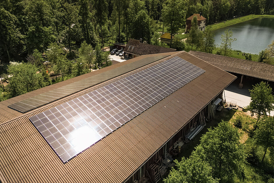 Photovoltaikanlage Grün Schaffhausen
