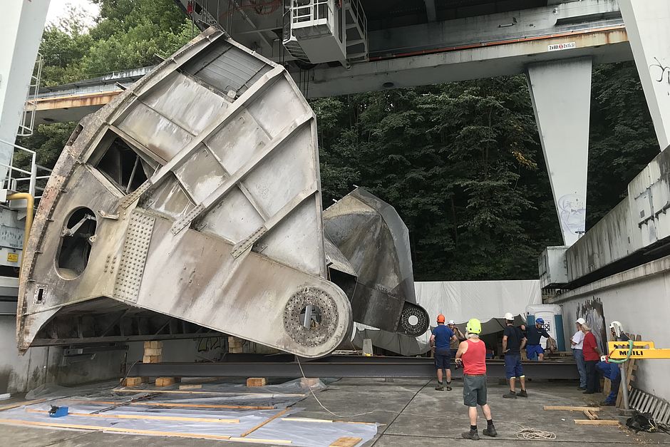 Stauwehrrevision am Kraftwerk Schaffhausen