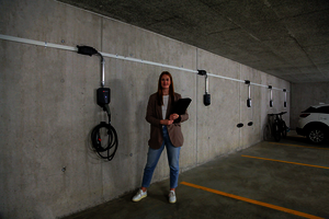 Elektroauto laden in der Garage war nie einfacher, Munia Laun, Bührer & Partner Immobilien AG