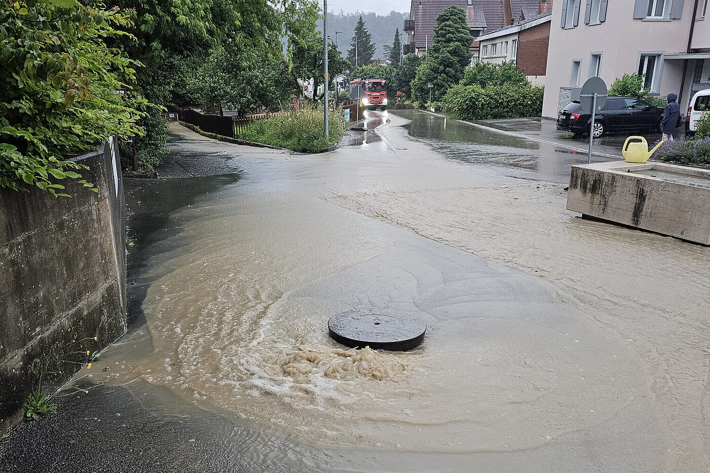 Hochwasser in Herblingen