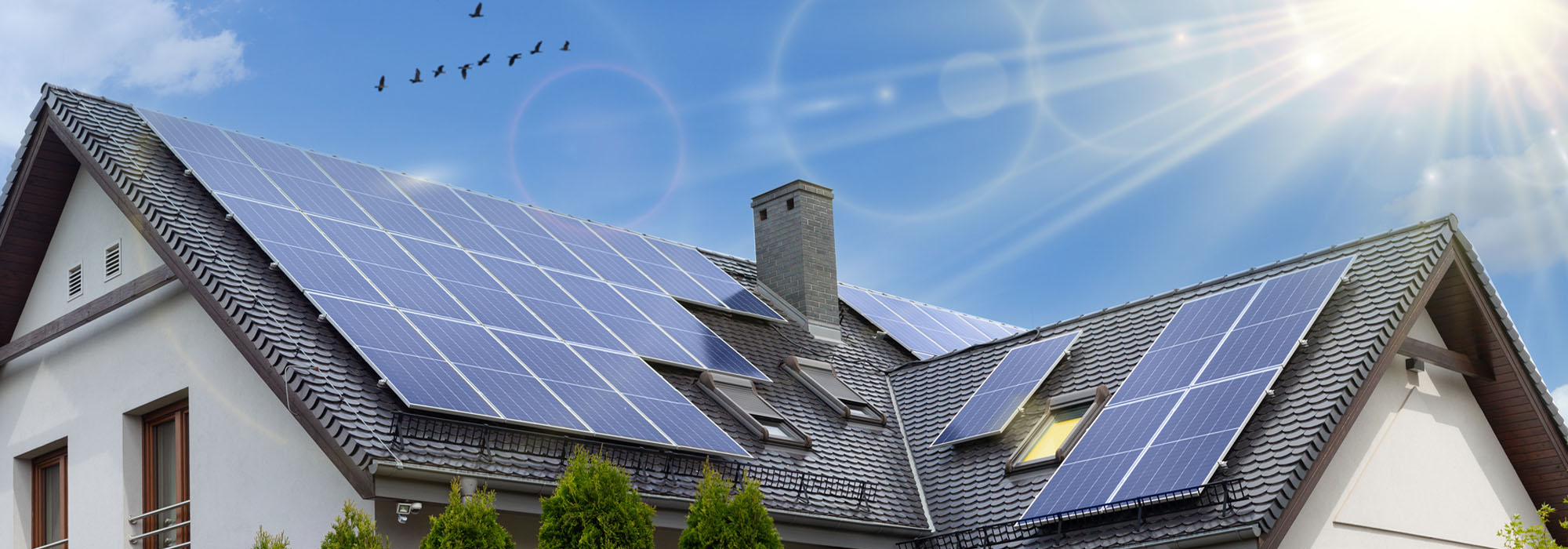 Solarstrom produzieren mit Photovoltaikanlage