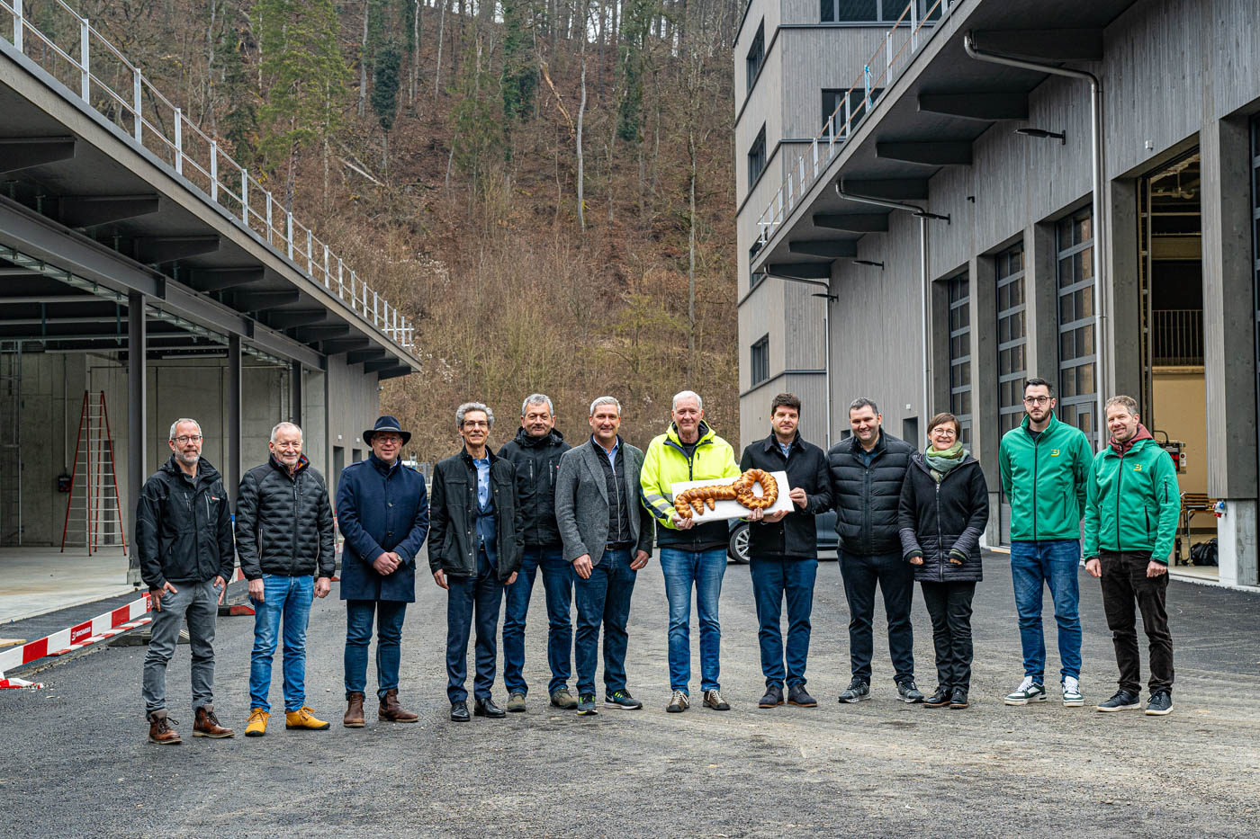 Schlüsselübergabe für den neuen Werkhof SH&nbsp;POWER